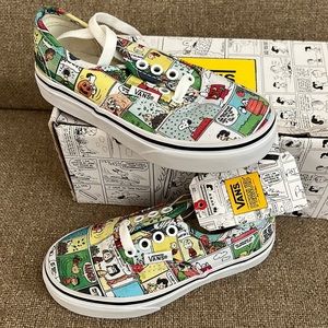 Vans kids comic peanuts kids 11.5